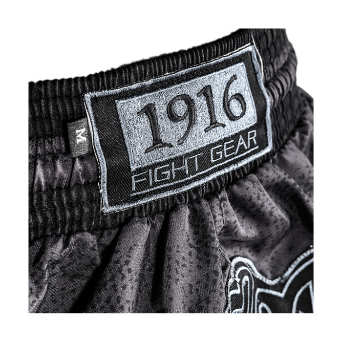 1916 kickboksbroek classic zwart