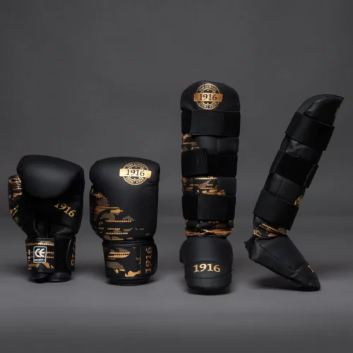 1916 Fight Gear Kickboks Set Youth Fighters Gold