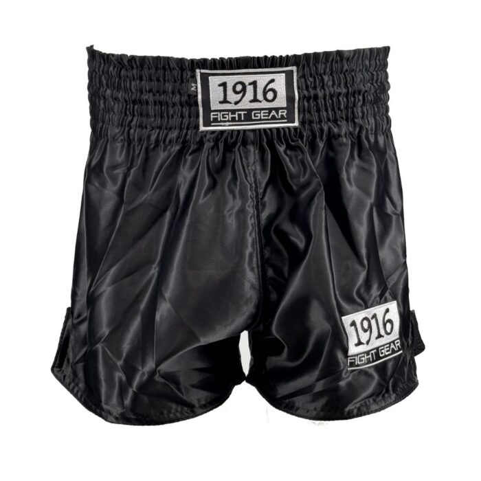 1916 Fight Gear Kickboksbroek Classic 2.0 Zwart/Wit