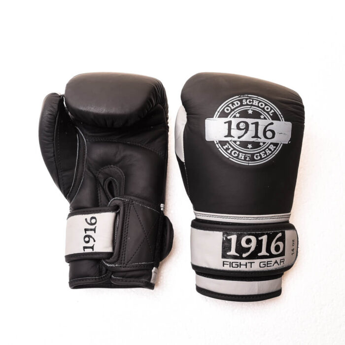 1916 Fight Gear Bokshandschoen Legend Metal Zwart/Grijs