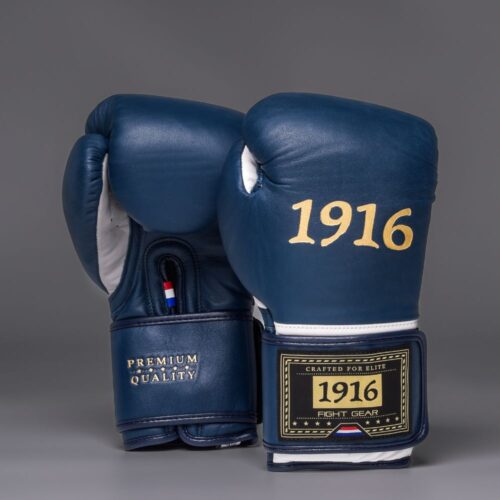 1916 Fight Gear Bokshandschoenen Premium Elite Dark Navy/White