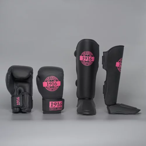 1916 fight gear kickboks set legend advanced black/pink