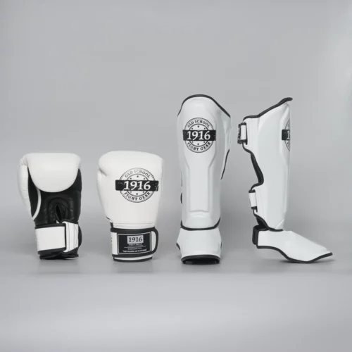 1916 fight gear kickboks set ultimate white